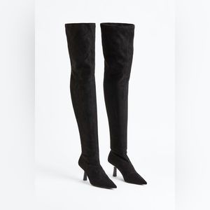 Over-the-knee suede Boots